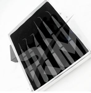 Pince à épiler Diamond Grip 90 degrés Fiber Tip Volume Lash Pince à épiler pour extensions de cils volume Pince à épiler en gros Fiber Tip - Product Image 2