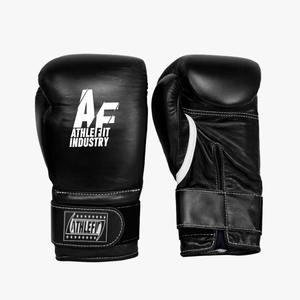 Guantes de entrenamiento profesionales de piel de vaca para hombre al por mayor logotipo personalizado impreso recién llegado empuñaduras deportivas de boxeo - Product Image 1
