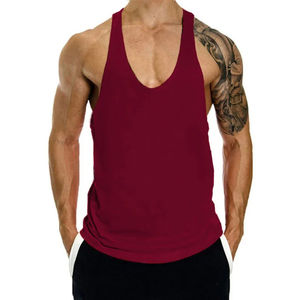 Débardeur confortable tissu de coton extensible pour Gym entraînement vêtements de sport strass techniques gilet sans manches pour Fitness - Product Image 4