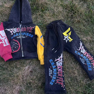 Chándal OEM personalizado para hombre de alta calidad 100% para hombre 80% Algodón 20% poliéster y 320gsm a 400gsm - Product Image 4