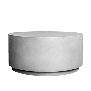 Offres Spéciales personnalisé pas cher extérieur béton Table basse mélange de matériaux mobilier d'extérieur Table en béton prix d'usine - Product Image 1