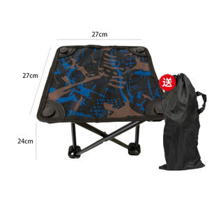 Table <span class=keywords><strong>de</strong></span> camping portable en plein air chaise en tissu Oxford Maza maison Art croquis événements voyage plage pêche peinture barbecue tabouret pliant - Product Image 3