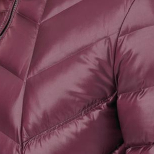 Vente en gros de vestes d'hiver pour femmes de couleur bordeaux avec longue fourrure chaude OEM surdimensionné doublure en lin respirant tenue de support - Product Image 6