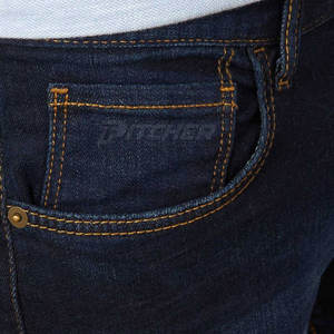 Pantalon en jean pour homme de style unique, sur mesure, 100% coton, léger, décontracté, taille mi-haute, design personnalisable - Product Image 6