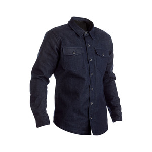 <b>Men's</b> Customized Logo Racing Wear Clothing High Collar Breathable Cotton Motocross Armoured Denim <b>Shirt</b> Size 6XL ODM Supply - Product Image 3