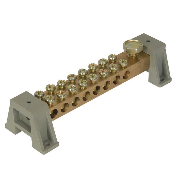Customized Brass Electrical Neutral Block Terminal Blocks for Various Industries
