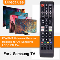 Télécommande universelle MYHGRC pour tous les téléviseurs Samsung, remplacement de télécommande compatible avec les téléviseurs intelligents 4K UHD QLED HDTV LED