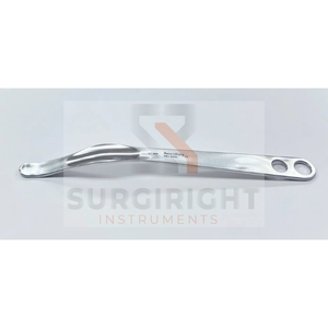 Palanca de hueso Hohmann, palanca de hueso Hohmann de acero inoxidable, instrumento de hueso, palanca de cuello femoral curvada por instrumentos Surgiright - Product Image 1