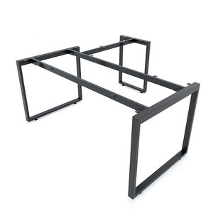 Pieds de table/banc en L robustes de style industriel 160x160cm, assemblage requis HCRT019 - Product Image 1