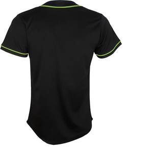 เสื้อเบสบอลสำหรับผู้ชาย เสื้อเชิ้ตติดกระดุมลำลอง แขนสั้น ชุดกีฬาทีมแบบแอคทีฟ - Product Image 4