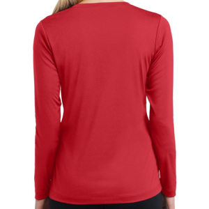 Camiseta de Verano para Mujer, Cuello Redondo, Venta al por Mayor, Casual, Ajustada, de Secado Rápido, Manga Larga, Anti-Pilling, Jersey Sólido, Personalizada, Comprimida - Product Image 4