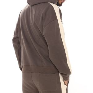 Survêtements décontractés d'hiver pour hommes, coupe classique, avec logo personnalisé, ensemble jogging 100% coton léger, très vendu - Product Image 6