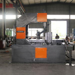 Máquina de sierra vertical 4KW 1000 con reductor de turbina para corte de metal de profundidad de garganta de mm - Product Image 1