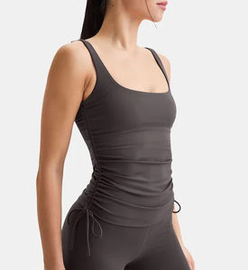 2025 coton de qualité supérieure fait à séchage rapide respirant débardeur coton bio femmes débardeur sans manches Design élégant solide - Product Image 6