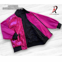 Veste bomber pour femme de haute qualité, respirante, matelassée, à fermeture éclair, à sequins, col rond, manches longues, doublure en soie, col mandarin, coupe-vent