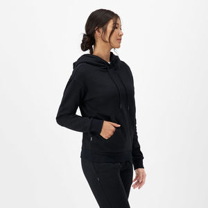 Sweats à capuche personnalisés pour femmes pour Street Style hiver pull à capuche tricoté tissu XS taille poids léger vente en ligne en vrac blanc uni - Product Image 2