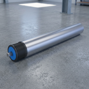 Rodillo Transportador con Carcasa de Plástico Resistente al Aceite, Accionado por Polea con Ranuras en V, Tipo Silencioso, para la Industria Alimentaria y Electrónica, con Bola de Acero para Tuberías - Product Image 1