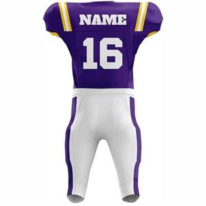 Maillot de football américain professionnel personnalisable, respirant, à manches courtes, séchage rapide, unisexe, vente en gros - Product Image 3