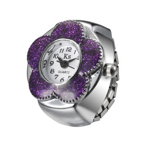 Fengyi all'ingrosso gioielli in lega di moda Vintage semplice classico interessante fiore bello per bambini ragazze orologio ad anello per le donne - Product Image 3