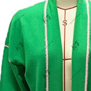 Fabricant OEM ODM personnalisé, pull pour femmes, cardigan long tricoté sororité rose vert classique pour l'école - Product Image 4
