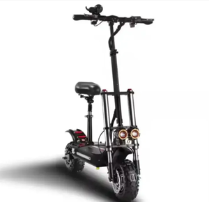 Scooter tout-terrain à double moteur de moyeu avant 2700W, 5400W, 24 pouces, 16 vitesses, batterie au plomb-acide 60V, alliage d'aluminium, vitesse maximale numérique 85 km/h, neuf - Product Image 1