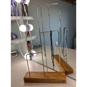 Support à bijoux en bois et en métal, parfait pour organiser les colliers superposés, organisateur de bijoux incroyable 2k25 - Product Image 2