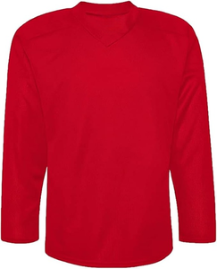 Maillot de hockey sur glace personnalisé Elite, coupe ajustée, unisexe, pour adulte, tenue d'équipe, écologique, respirant, haute qualité, sportswear professionnel, manches courtes - Product Image 3