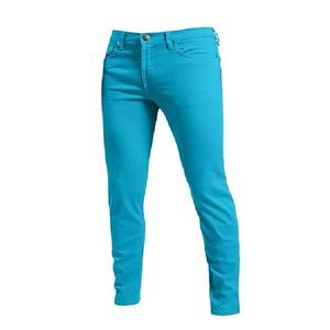 Export Oriented 100% Cotton Smart Casual <b>Denim</b> <b>Fabric</b> Oversize Stylish Solid Color Men's Mid Long Pants Factory Price Bangladesh - Product Image 5