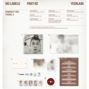 TXT ยอนจุน - NO LABELS: PART 02 มินิอัลบั้มชุดที่ 2 รุ่น COMPACT ( ธีม 1 / 2 / 3 ) - Product Image 2
