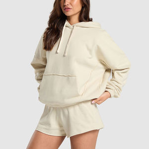 Sweat à capuche zippé à manches longues imprimé avec logo personnalisé pour femmes Sweat-shirt à capuche tricoté avec logo avant Style Y2K imperméable pour - Product Image 1