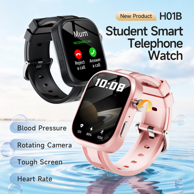 GPS Position HD Rotating Camera Long-lasting Battery Health Monitor Video Call Water Proof Anti-lost Custom Children Smart Watch