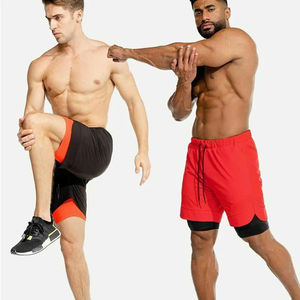 Pantalones cortos negros para correr de secado rápido en la playa para hombre, novedad en verano, pantalones casuales clásicos de gran tamaño - Product Image 6