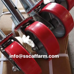 Roue de roulette en nylon de 8 pouces de conception moderne pour l'usage d'échafaudage - Product Image 6