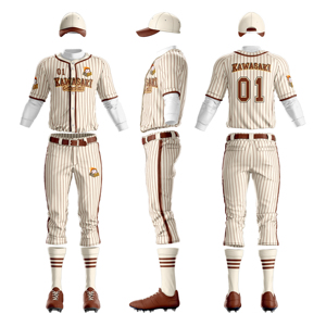 Conjuntos Deportivos de Poliéster/Algodón, Transpirables, de Secado Rápido, Cómodos, Uniformes de Béisbol, Sublimación Completa, Pantalones y Camiseta de Tallas Grandes - Product Image 5
