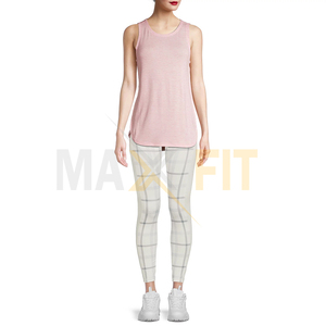 MAXFIT ENTERPRISES Leggings de yoga tactique pour femmes de haute qualité flanelle taille haute genou-longueur coton polyester respirant - Product Image 2