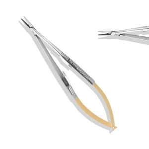 Mathieu 17cm Length Manual Dental Orthodontic Surgical Instruments-Elastic Placement Plier Hemostat Needle <b>Holder</b> - Product Image 6