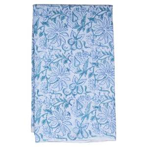 Tela de algodón suave con estampado de bloque de mano, Tela con estampado Floral, tela de ropa con estampado de bloque indio, telas estampadas de bloque de mano de madera - Product Image 6