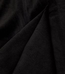 กางเกงเลกกิ้งกำมะหยี่ขากว้างผ้ากำมะหยี่วัสดุนิ่มสีดำสำหรับผู้หญิงเสื้อผ้าตามสั่ง - Product Image 5