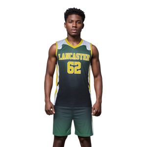 Kit de volleyball de conception personnalisée OEM, vêtements de sport professionnels en tissu polyester à séchage rapide avec nom et numéro d'équipe personnalisés - Product Image 4