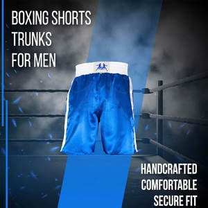 Training Boxing <b>Shorts</b> With Strong Stitching And Modern Design Polyester Boxing <b>Shorts</b> With Smooth Texture - Product Image 4