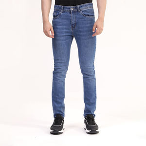 Regular Fit Formal Solid Fashion Denim Straight Long Pant <b>for</b> Men Mid Blue Denim <b>Jeans</b> Slim Fit Stretch Straight Fit <b>Jeans</b> - Product Image 1