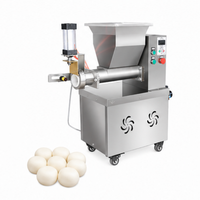 Machine professionnelle automatique de division et de façonnage de pâte à haute humidité pour restaurants, pour la fabrication de pains à burger, moteur 220V