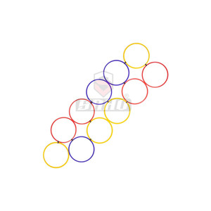 Vente en gros Anneaux d'entraînement de vitesse et d'agilité durables pour le football Ensemble de cercles de football Anneaux d'agilité pour l'entraînement sportif - Product Image 1