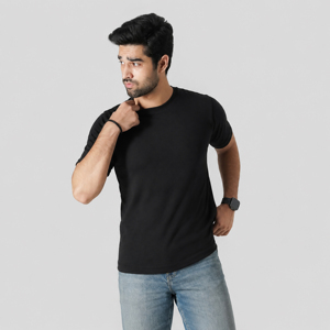 High Quality <b>Cool</b> 180 Grams Casual Knitted Cotton T-<b>Shirt</b> Wholesale Custom <b>Men's</b> with Pattern - Product Image 4