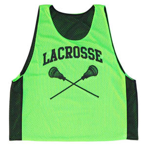 Uniformes réversibles sublimés de lacrosse de haute qualité de conception sur mesure de transfert de chaleur de séchage rapide de confort de peau - Product Image 2