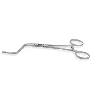 Abrazadera de arteria femoral profunda alemana 29mm Mordazas atraumáticas DeBakey, vástagos curvos, acero inoxidable, 7 ''CE ISO - Product Image 1