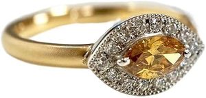 Women's <b>Ring</b> Natural <b>Citrine</b> CZ Gemstone November Birthstone Minimal Wedding Tiny Handmade Jewelry 925 Sterling Silver <b>Ring</b> - Product Image 2