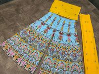 Dernière collection de plazzo traditionnel indien occidental élégant avec haut court pour filles, prêt à porter, prêt à porter pour femmes occidentales