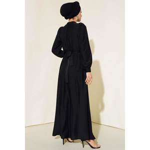 Robe avec ceinture Stone Noir - Product Image 2