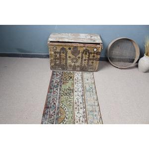 Alfombra de 2.3x3.9 pies, Alfombra Turca Vintage, Alfombra de Lana Azul - Product Image 4